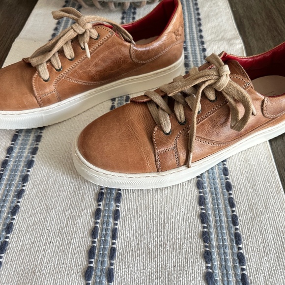 BED|STU Tan Leather Sneakers – Size 9.5 - Picture 4 of 7